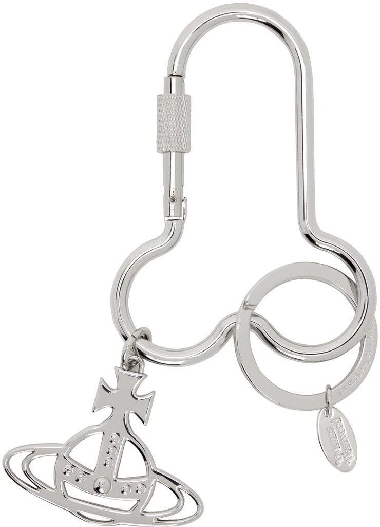 Vivienne Westwood Silver Penis Carabiner Keychain 1
