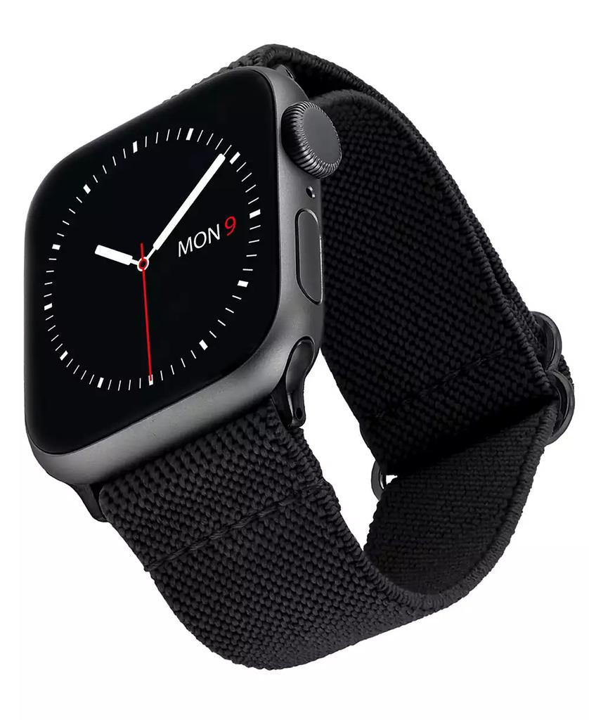 WITHit Black Woven Elastic Band designed for Apple Watch® 42mm (Series 1-3 only) & 44/45/46/49mm (Ultra & Ultra 2)