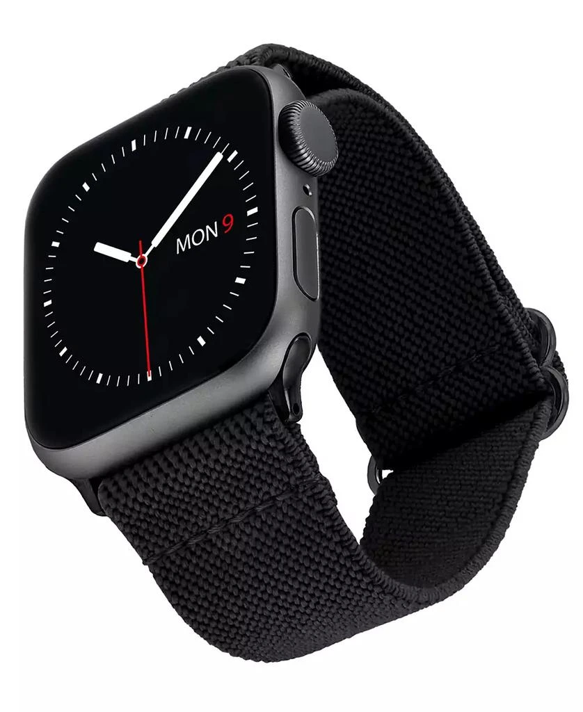 WITHit Black Woven Elastic Band designed for Apple Watch® 42mm (Series 1-3 only) & 44/45/46/49mm (Ultra & Ultra 2) 2