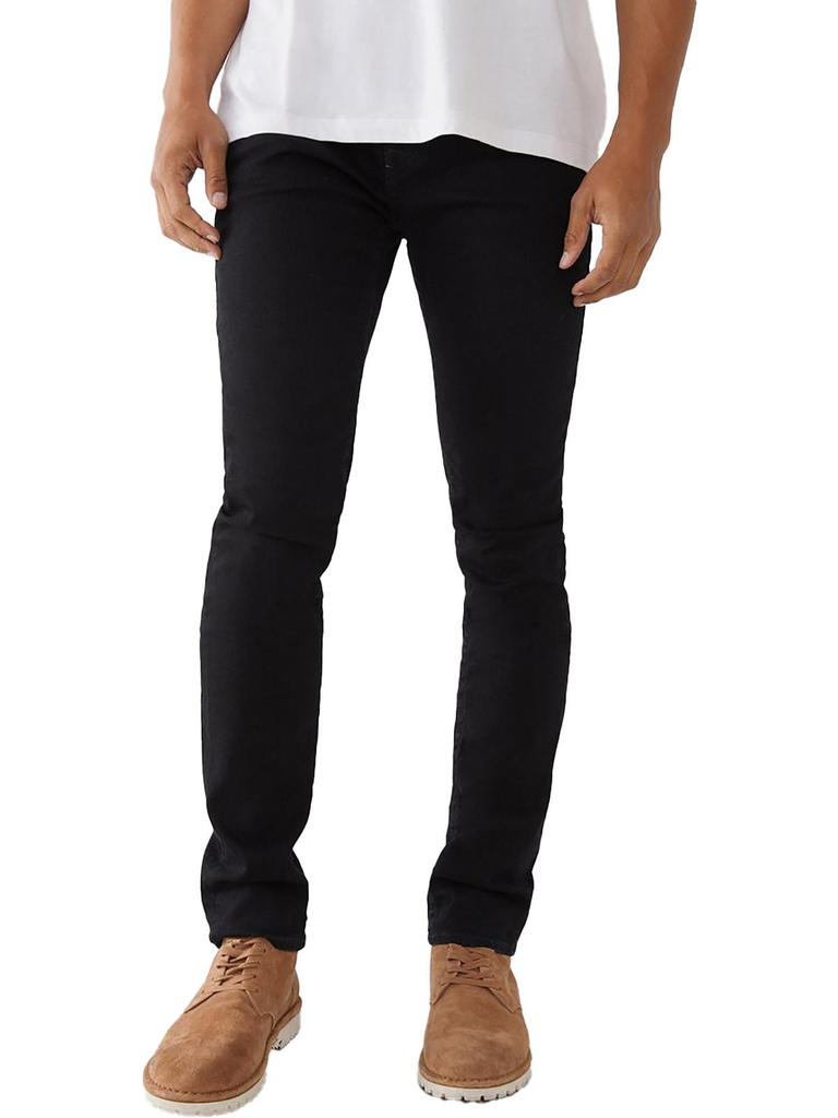 True Religion Rocco Mens Mid-Rise Relaxed Skinny Jeans