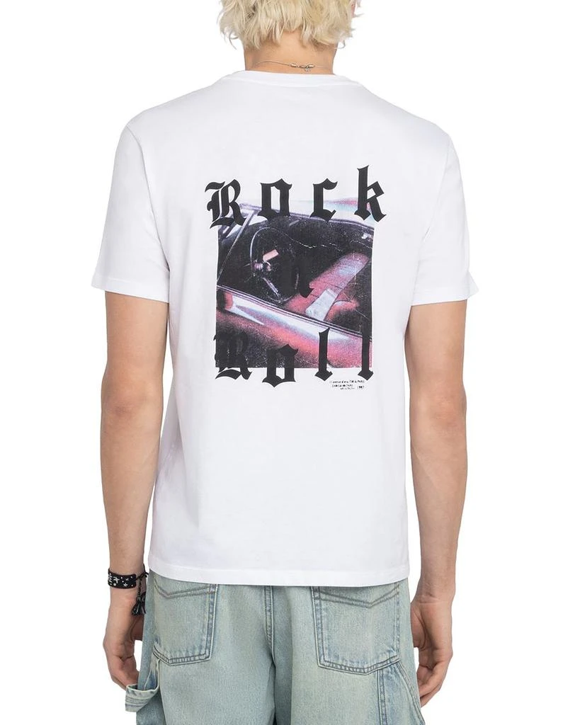 ZADIG & VOLTAIRE Tommy Photo Rock Graphic Tee 4