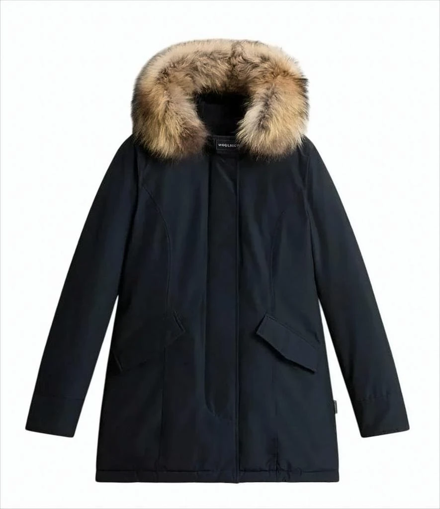 Woolrich Arctic Raccoon Parka With Teflon Coating