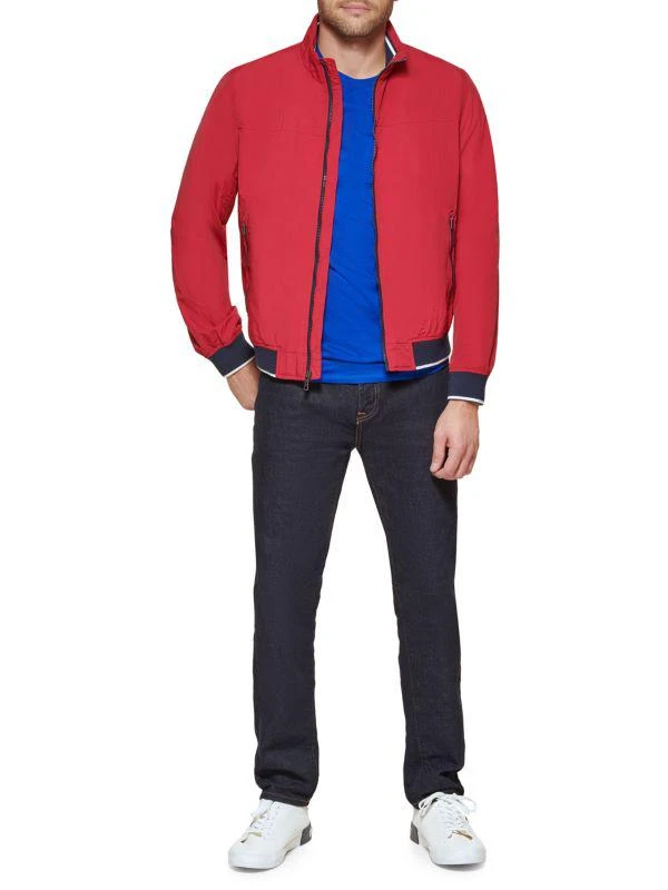 Tommy Hilfiger Mock Turtleneck Bomber Jacket 3