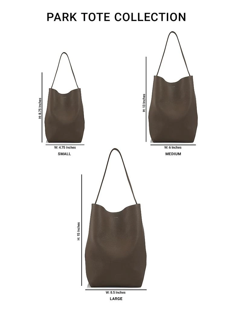 The Row Small N/S Park Leather Tote 4
