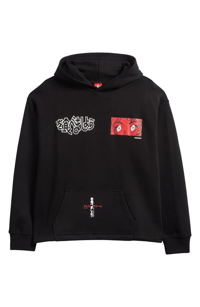 Icecream These Eyes Crop Pullover Hoodie 5