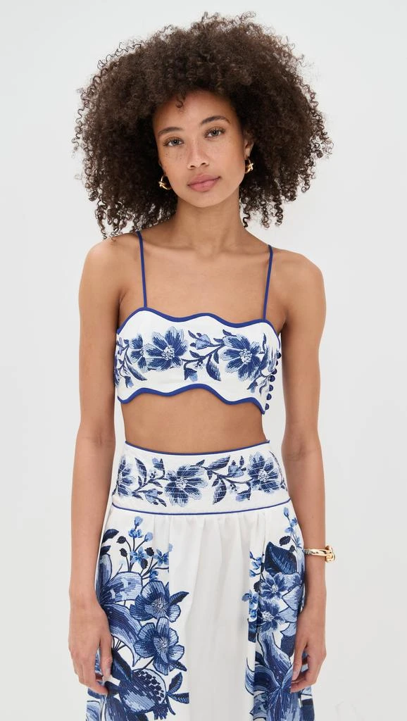 Farm Rio Summer Fruit Scarf Top 6