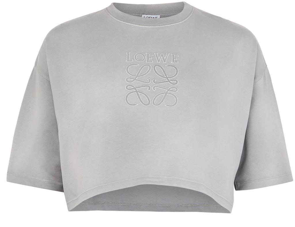 Loewe Cropped cotton t-shirt