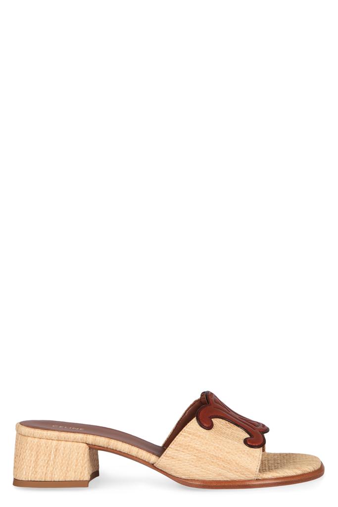 CELINE｜SLIPPERS (CELINE MARLOU TRIOMPHE MULE IN SUEDE C 358893954C-19DT_2_SS24_P1_M.jpg