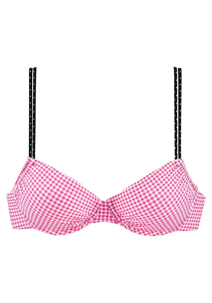 LASCANA Women's Gingham Underwire Bikini Top 3