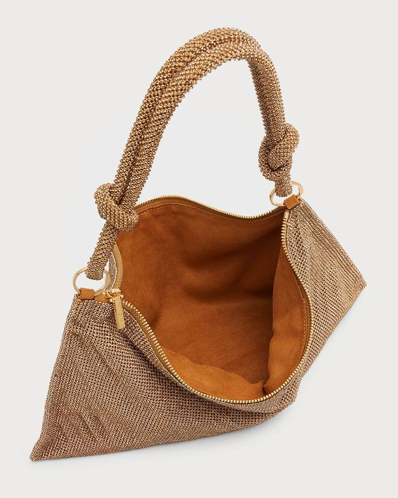 Cult Gaia Hera Knotted Rhinestone Mini Shoulder Bag 4