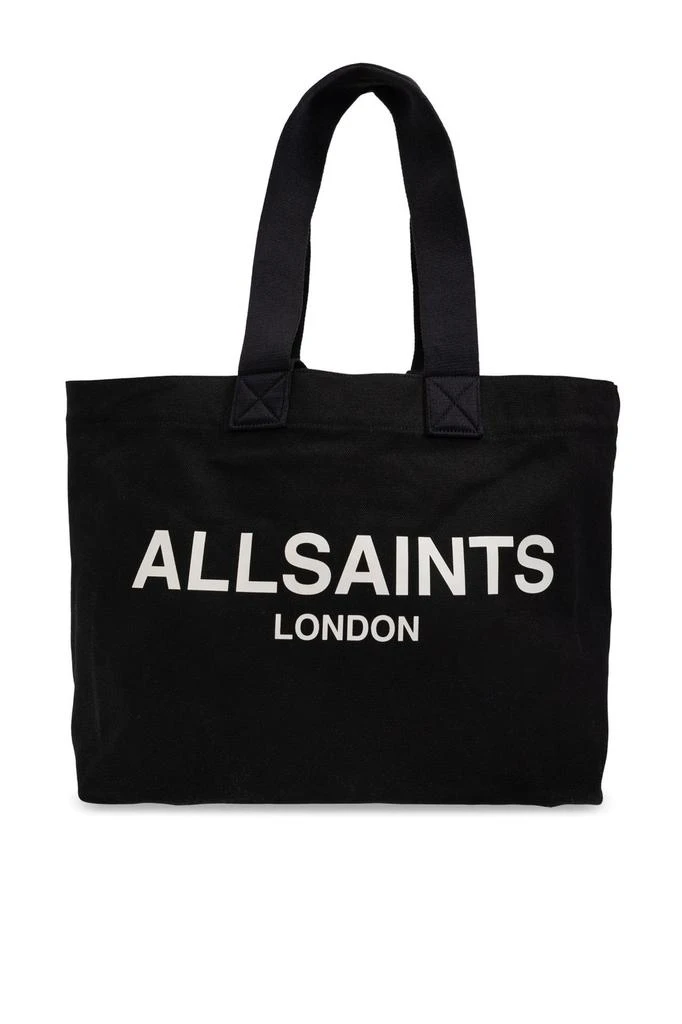 ALL SAINTS Allsaints Logo Canvas Tote Bag 1
