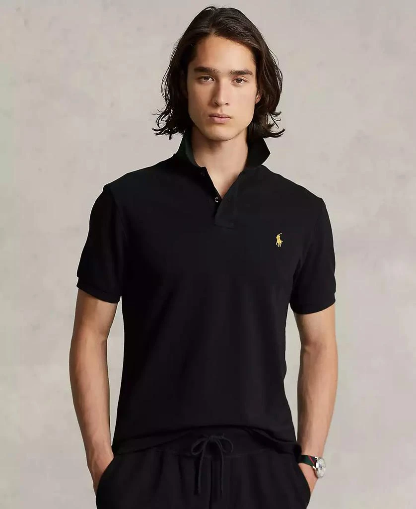 Ralph Lauren Men's Custom Slim Fit Mesh Polo Shirt 3
