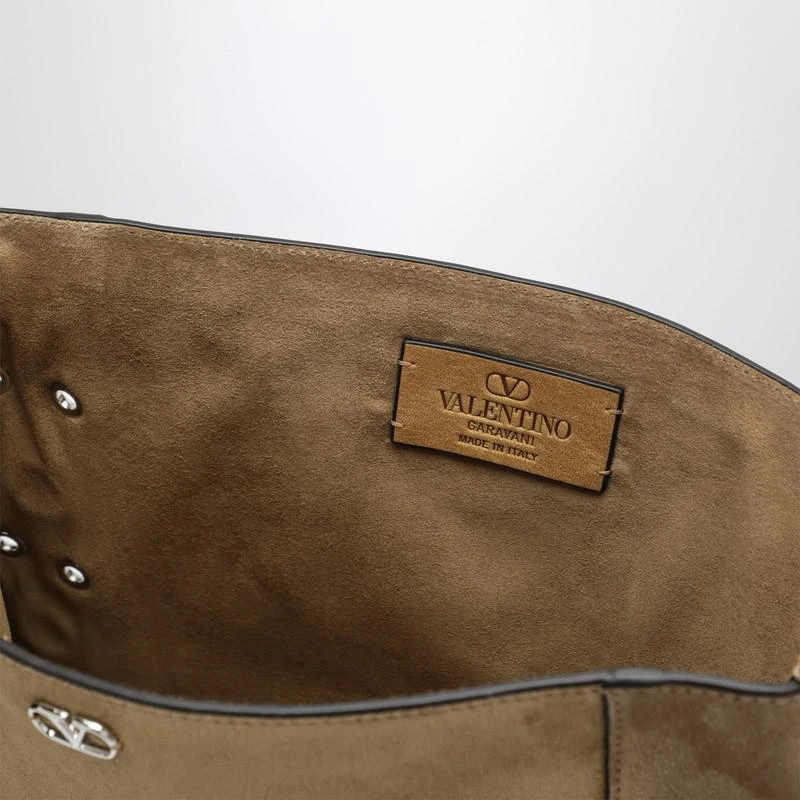 Valentino Beige Nellcôte bag in suede with fringes 5