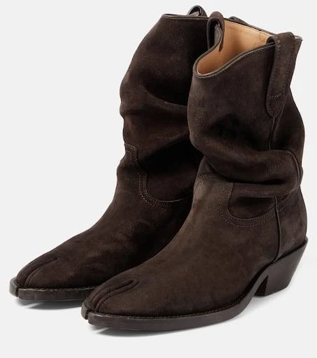 MAISON MARGIELA Tabi suede cowboy boots 5
