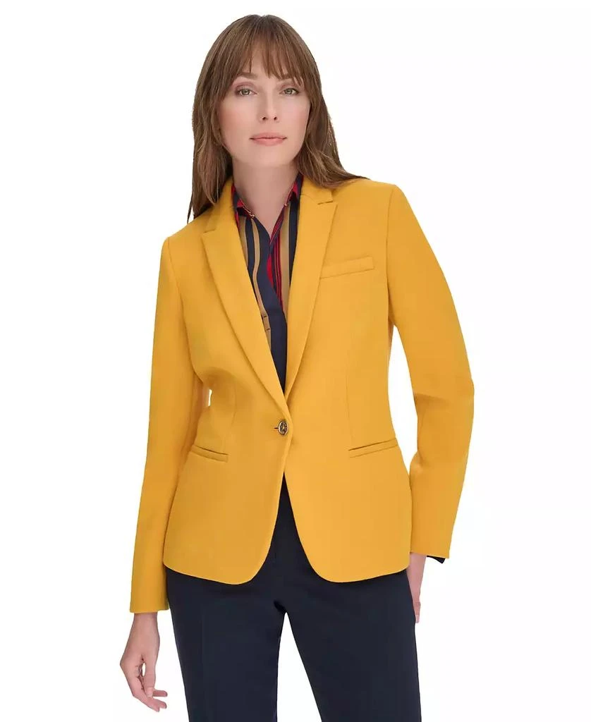 Tommy Hilfiger Women's One-Button Blazer 1