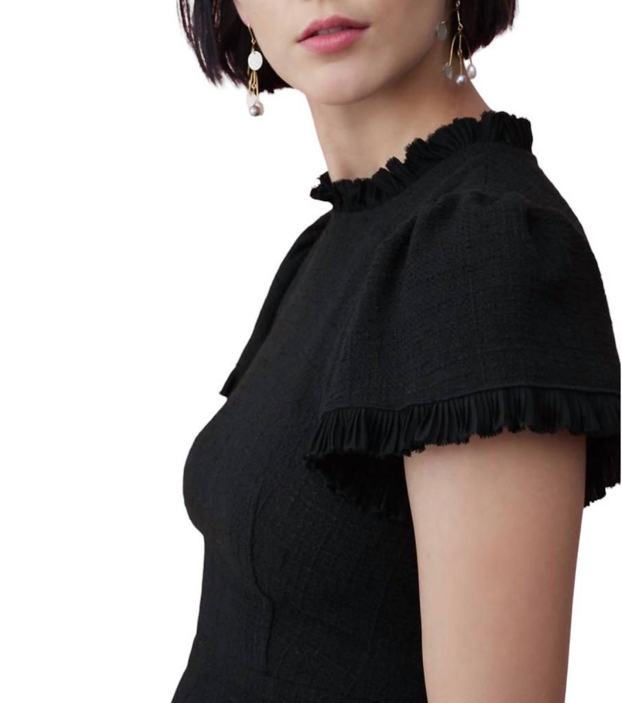 Rebecca Taylor Rebecca Taylor - Tweed Short Sleeve Flounce Short Dress