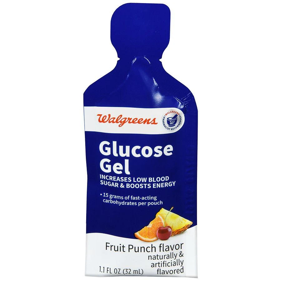 Walgreens Glucose Gel Fruit Punch Flavor 1
