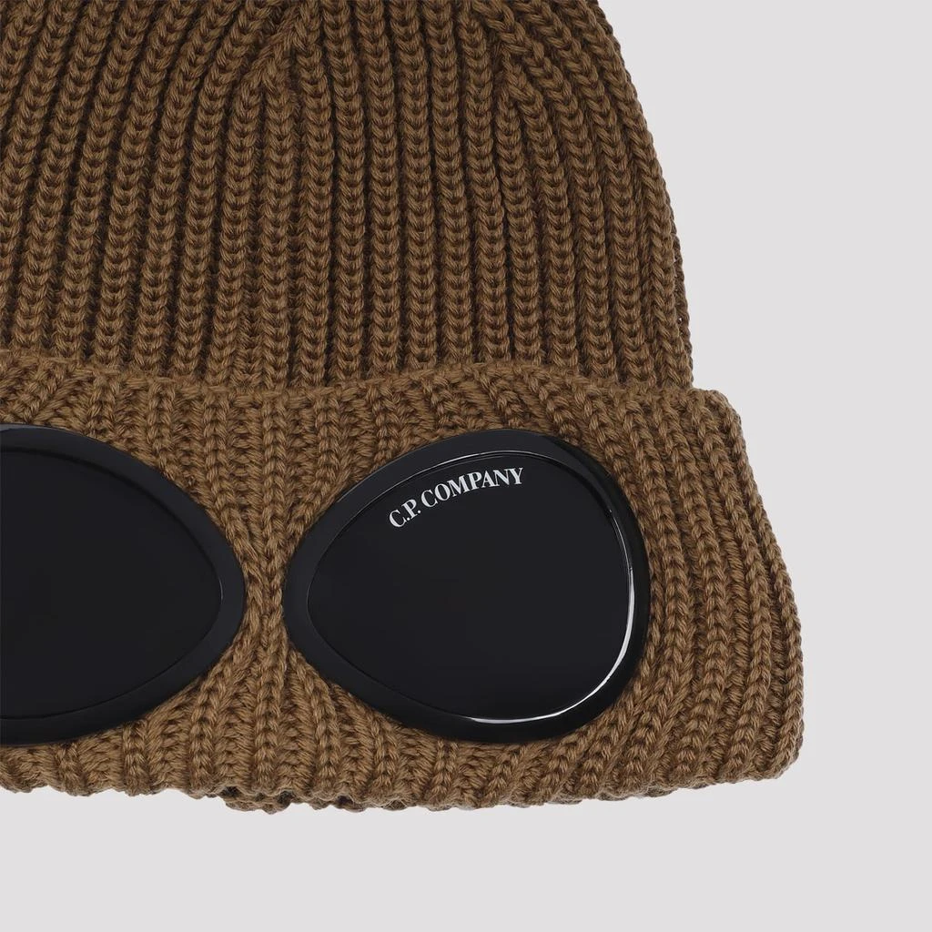 C.P. Company Extra Fine Merino Wool Goggle Beanie 3