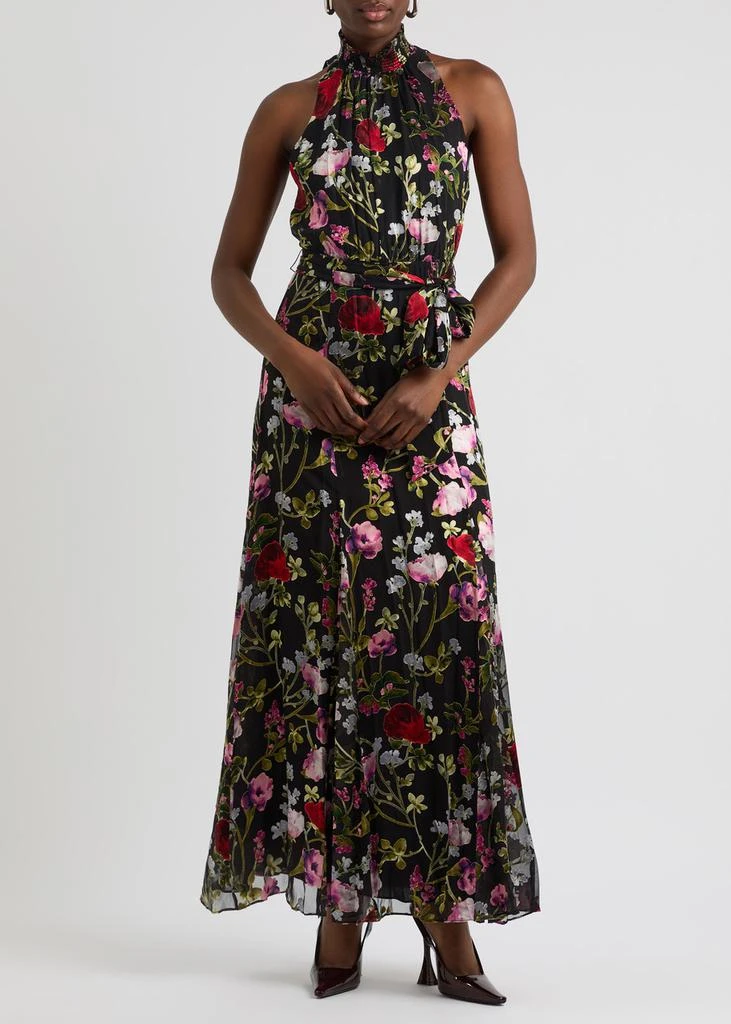 Alice + Olivia Dita floral-print chiffon maxi dress 4