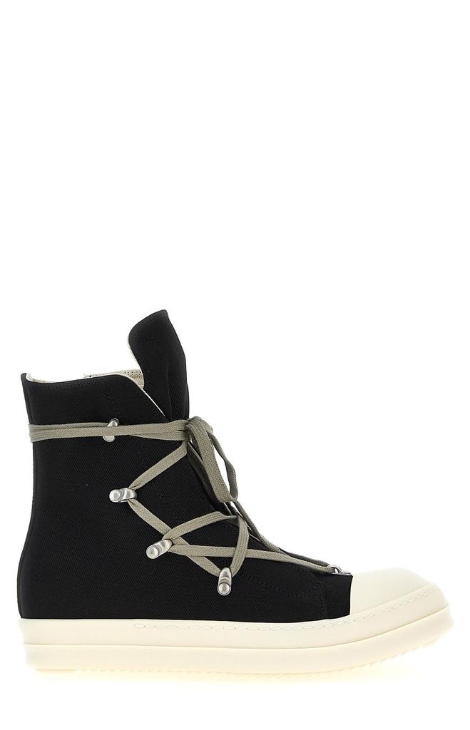 Rick Owens Black Hollywood Double Bumper Low Sneaks Sneakers Rick Owens Black Hollywood Double Bumper Low Sneaks Sneakers