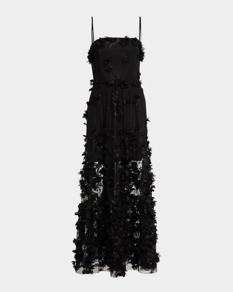 HELSI Audrey Embroidered Floral Applique Midi Dress 1