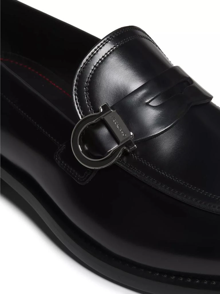 Salvatore Ferragamo Canadavit Brighton Leather Penny Loafers 5