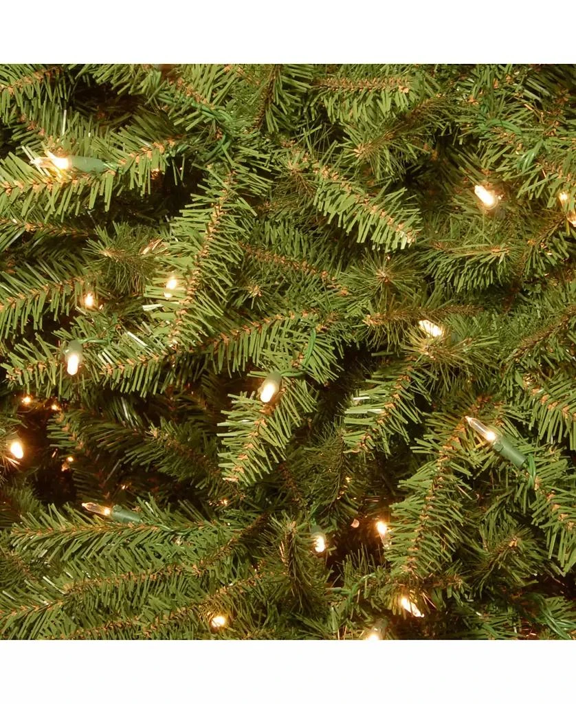 National Tree Company National Tree 9' Dunhill Fir Hinged Tree with 900 Dual Color(R) LED Lights + PowerConnect System-9 Functions 4