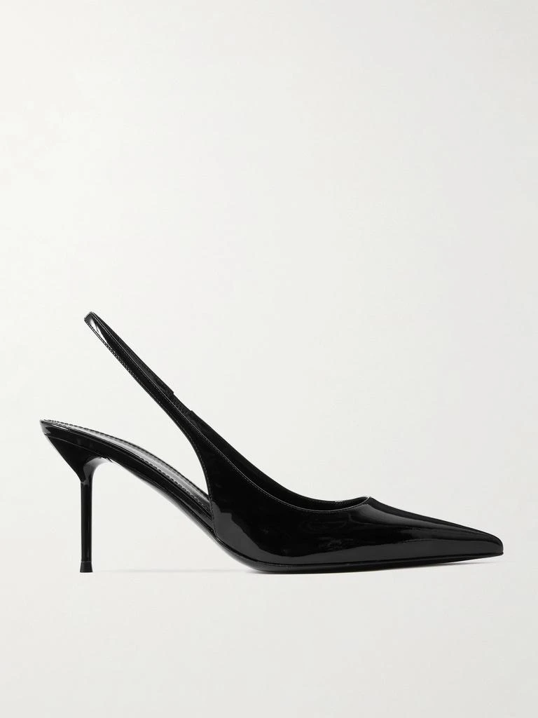 Talons Paris Texas Two Strap 95 - Taille 39 (UK 6, US 8) - Cuir Vert - Très Bon État