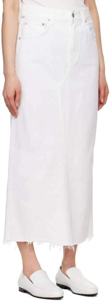 Citizens of Humanity Off-White Circolo Denim Maxi Skirt 2