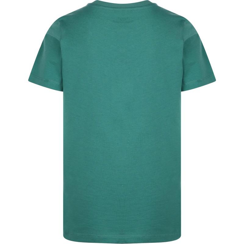 Esprit Abstract center print short sleeved t shirt in green