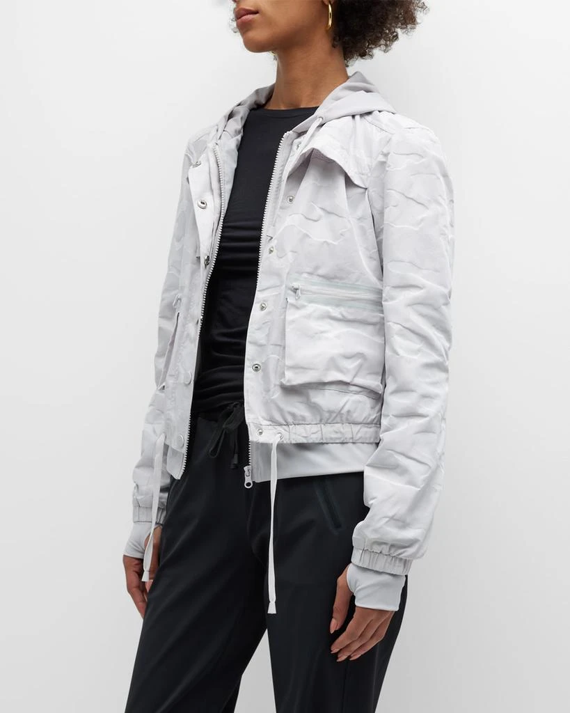 Blanc Noir Skyfall Camo-Print Aviator Jacket 4