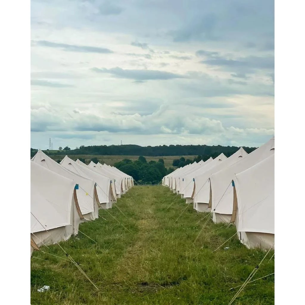 Streamdale Furniture Streamdale Canvas Bell Tent - 4 Season Glamping Yurt - Family Camping 5