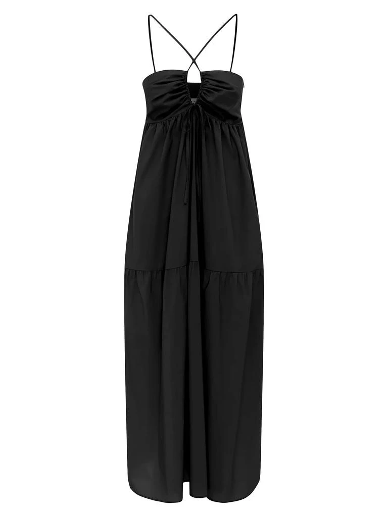 Bird & Knoll Hana Cross-Over Keyhole Maxi Dress 1