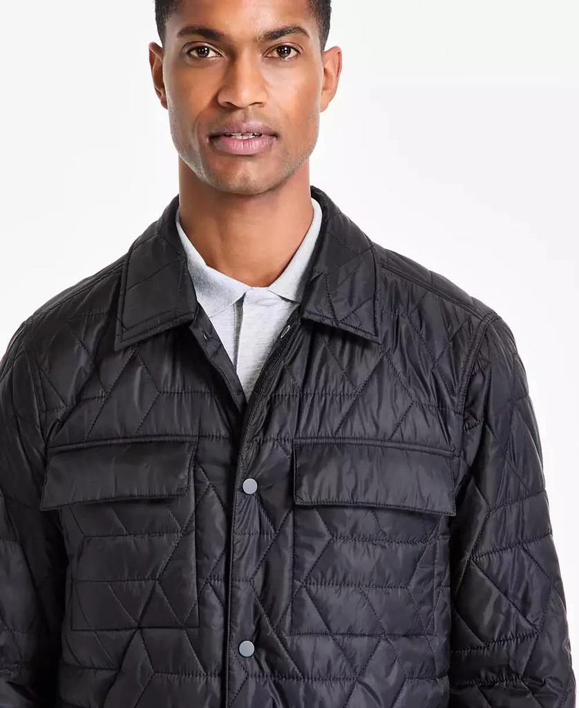 Alfani Men's Quilted Shirt Jacket, Exclusively at Macy's 3