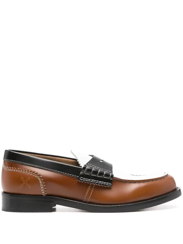 College College Colourblock Leather Loafers 1