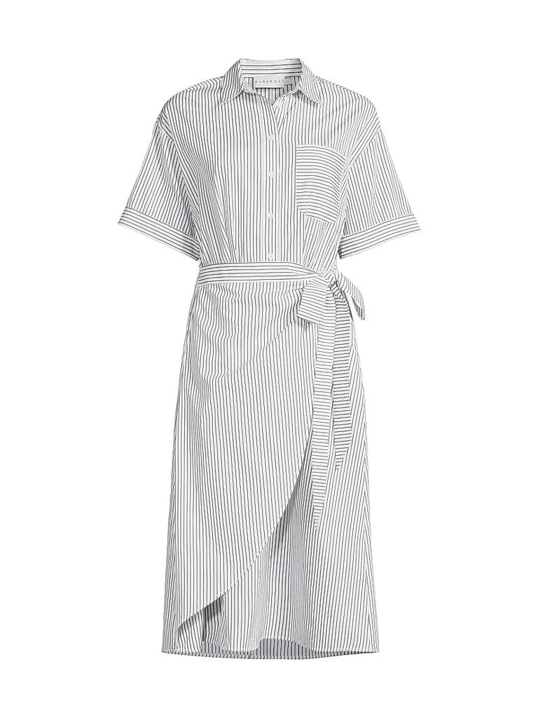 saks shirt dress Saks Fifth Avenue Cold Shoulder Shirt Dress Size Medium Fit & Flare Gingham  NEW