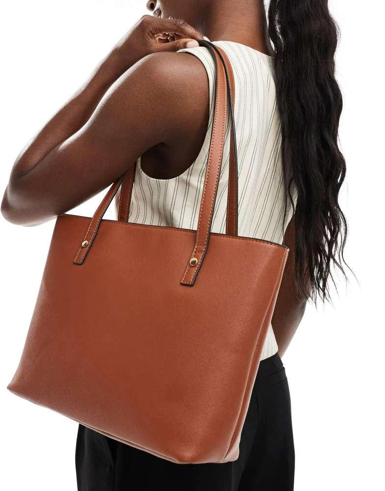 ASOS ASOS DESIGN easy tote bag in tan 1