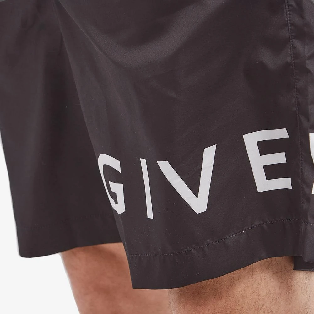 Givenchy Givenchy Logo Long Swim Shorts 5