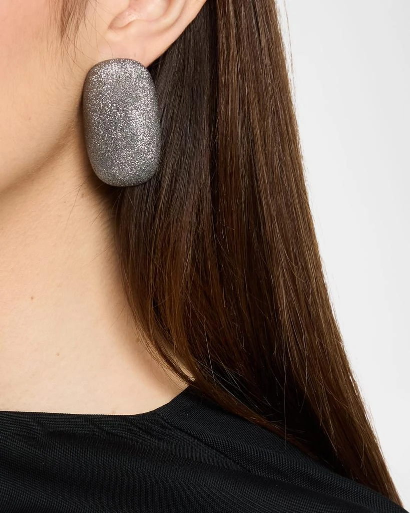 Brunello Cucinelli Sterling Silver Shimmer Earrings 2