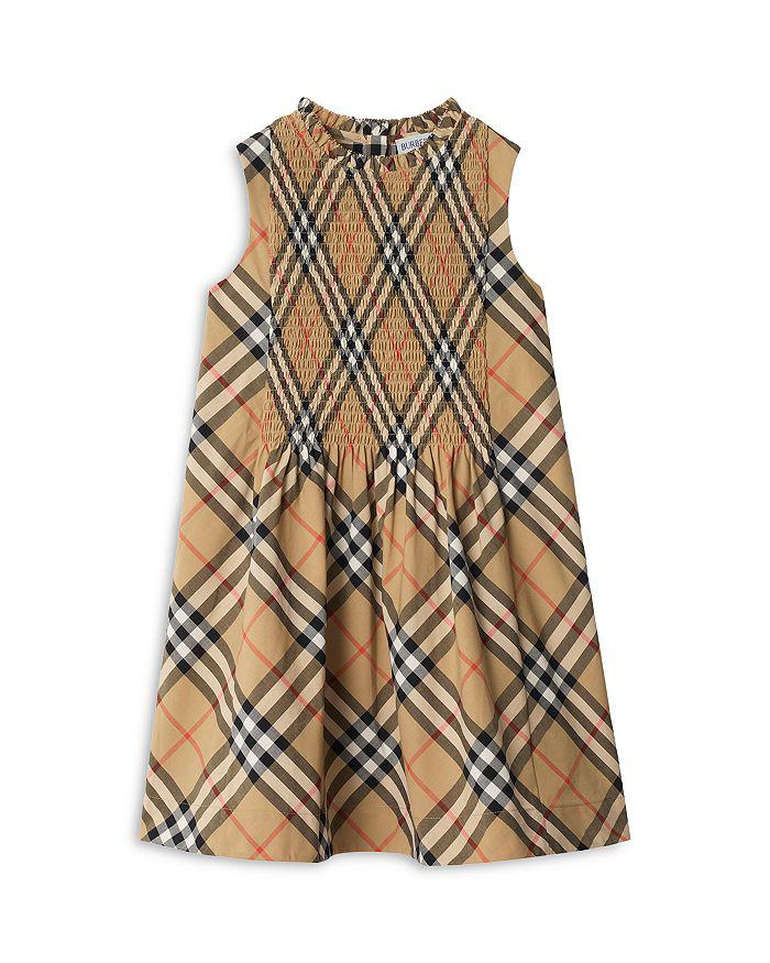 Burberry Girls' Check Poplin Dress - Little Kid, Big Kid