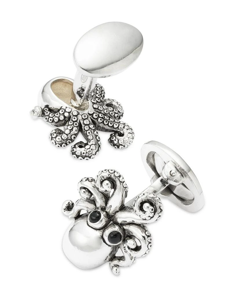 Jan Leslie Sterling Silver Octopus Cufflinks 1