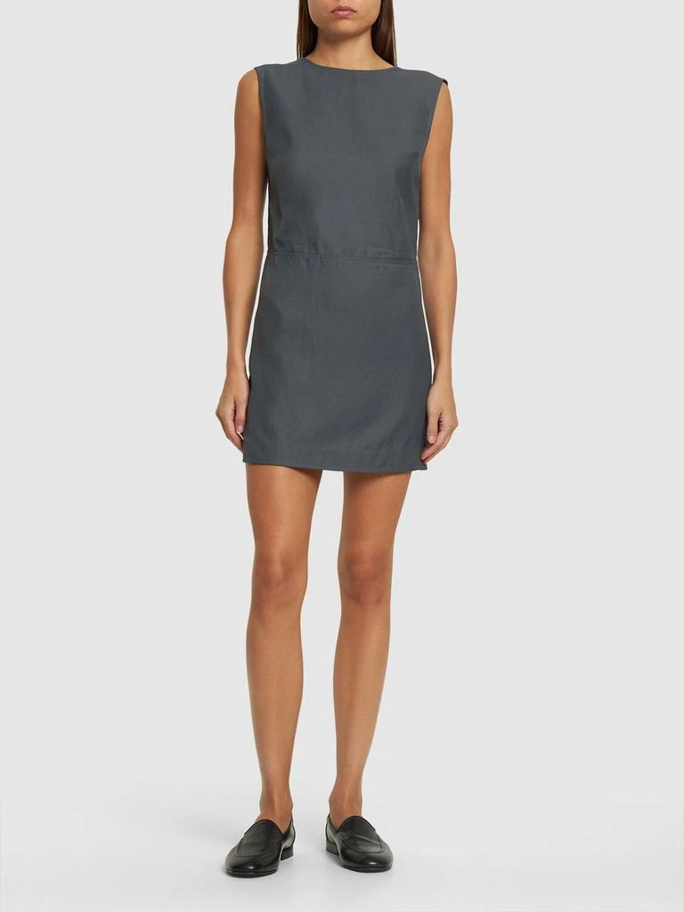 Loulou Studio Hoya Sleeveless Viscose Blend Mini Dress 1