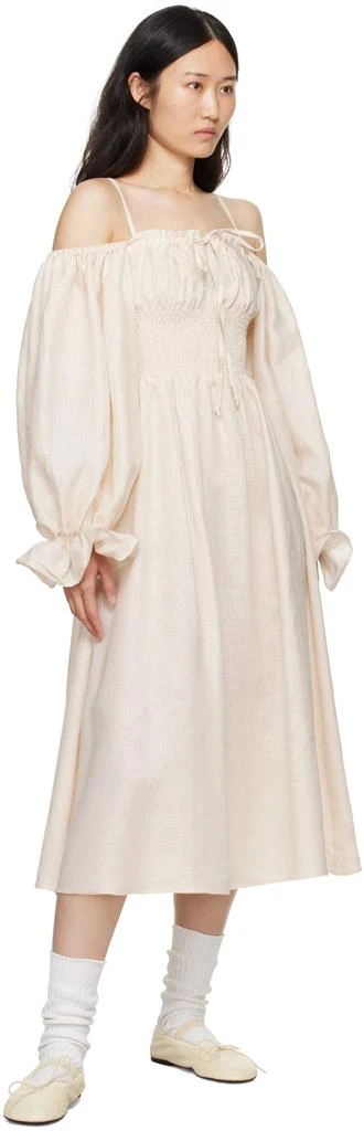 Sleeper Off-White Cancan Maxi Dress 4