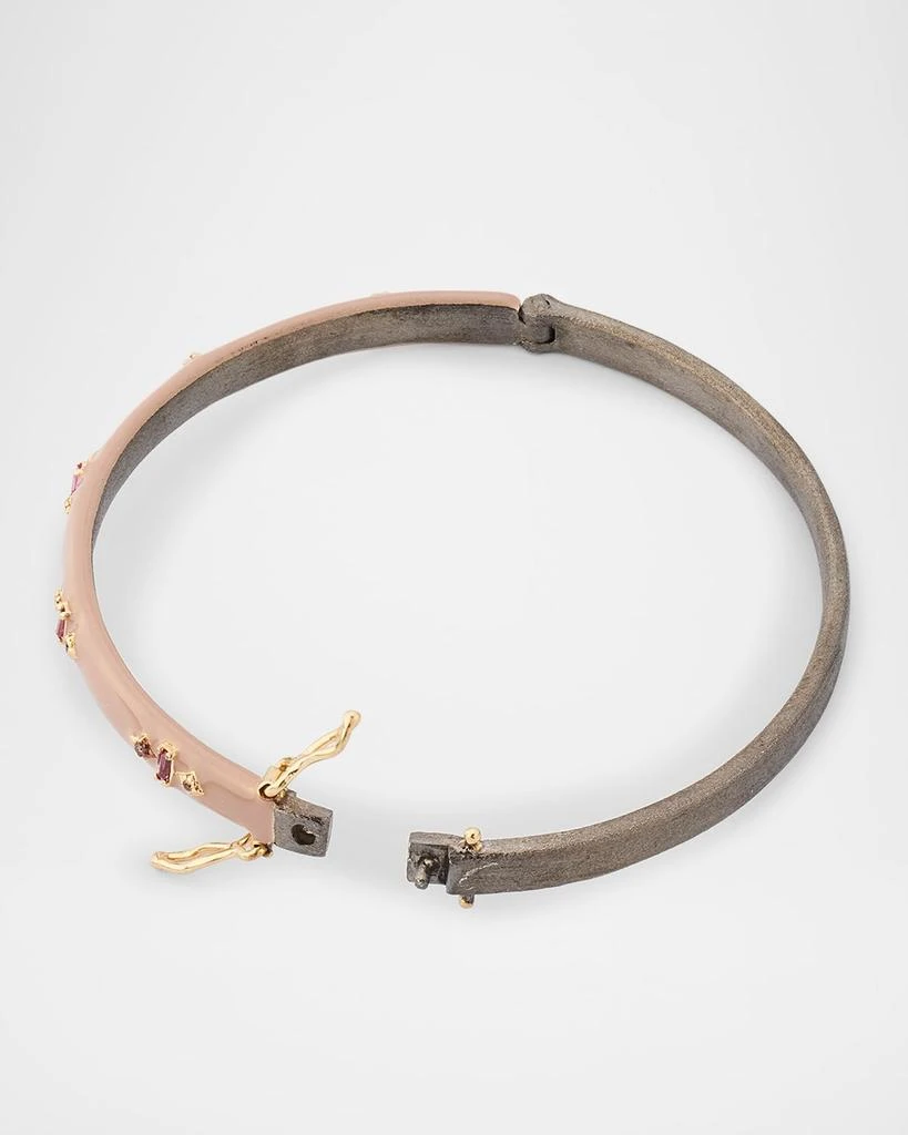 Armenta Nude Enamel Hinged Bracelet 4