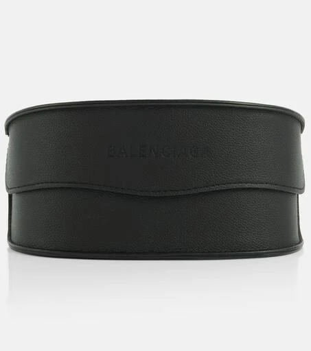 Balenciaga Reverse Xpander oval sunglasses 5