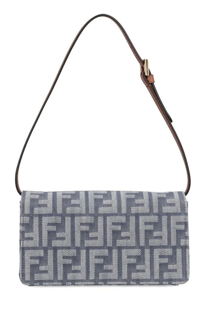 Fendi Fendi Baguette FF Jacquard Chain-Linked Wallet 2