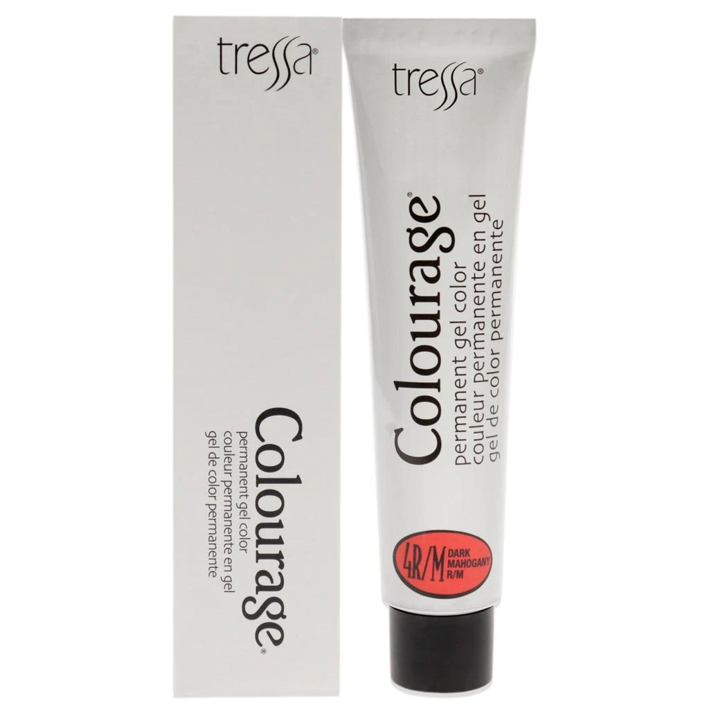 Tressa Colourage Permanent Gel Color - 4RM Dark Mahogany by for Unisex - 2 oz Hair Color