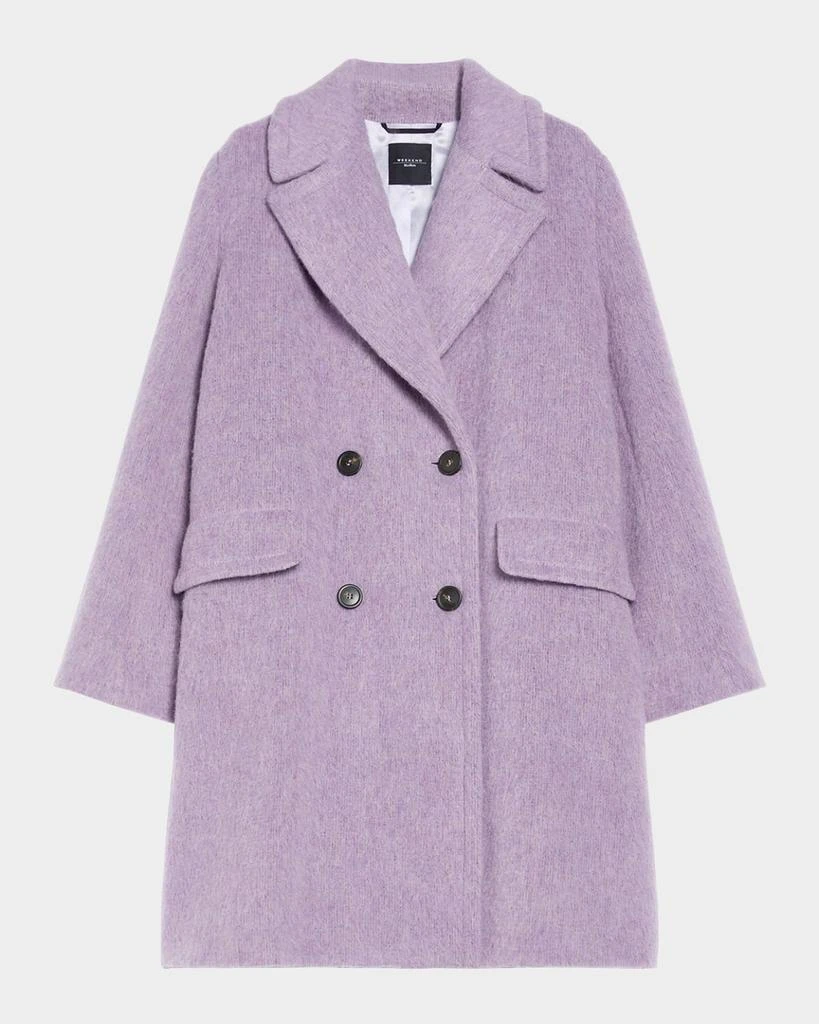 Weekend Max Mara Hello Double-Breasted Wool Mohair Coat 1