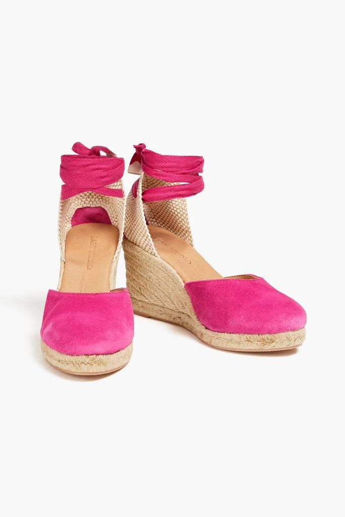 LAST STUDIO Leda suede wedge espadrilles 2