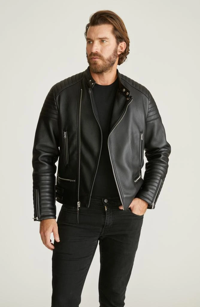 Robert Graham Faux Leather Moto Jacket 3